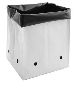 UV Stabilized PE Plastic Folding Garden Vegetable White Grow <strong>Bags</strong> 5 Gallon <strong>Poly</strong> Plant <strong>Bag</strong> - Product Image 1