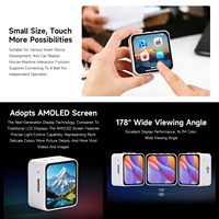 AIsmartlink Waveshare ESP32-C6 Layar AMOLED 2.16 inci dengan Layar Sentuh, Resolusi 480 * 480, 16.7M Warna