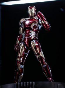 ZD Toys <span class=keywords><strong>Marvel</strong></span> Iron Man MK43 Luminoso con LED, Action Figure in Scala 1/10, 18cm/7in, Molti <span class=keywords><strong>Accessori</strong></span>, Giocattolo da Collezione - Product Image 4