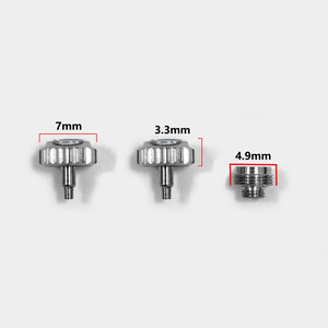 Couronne de montre en acier inoxydable de 7 mm, compatible avec les montres <span class=keywords><strong>116400</strong></span> et 226570. Accessoires de boîtier de montre, pièces de rechange - Product Image 1
