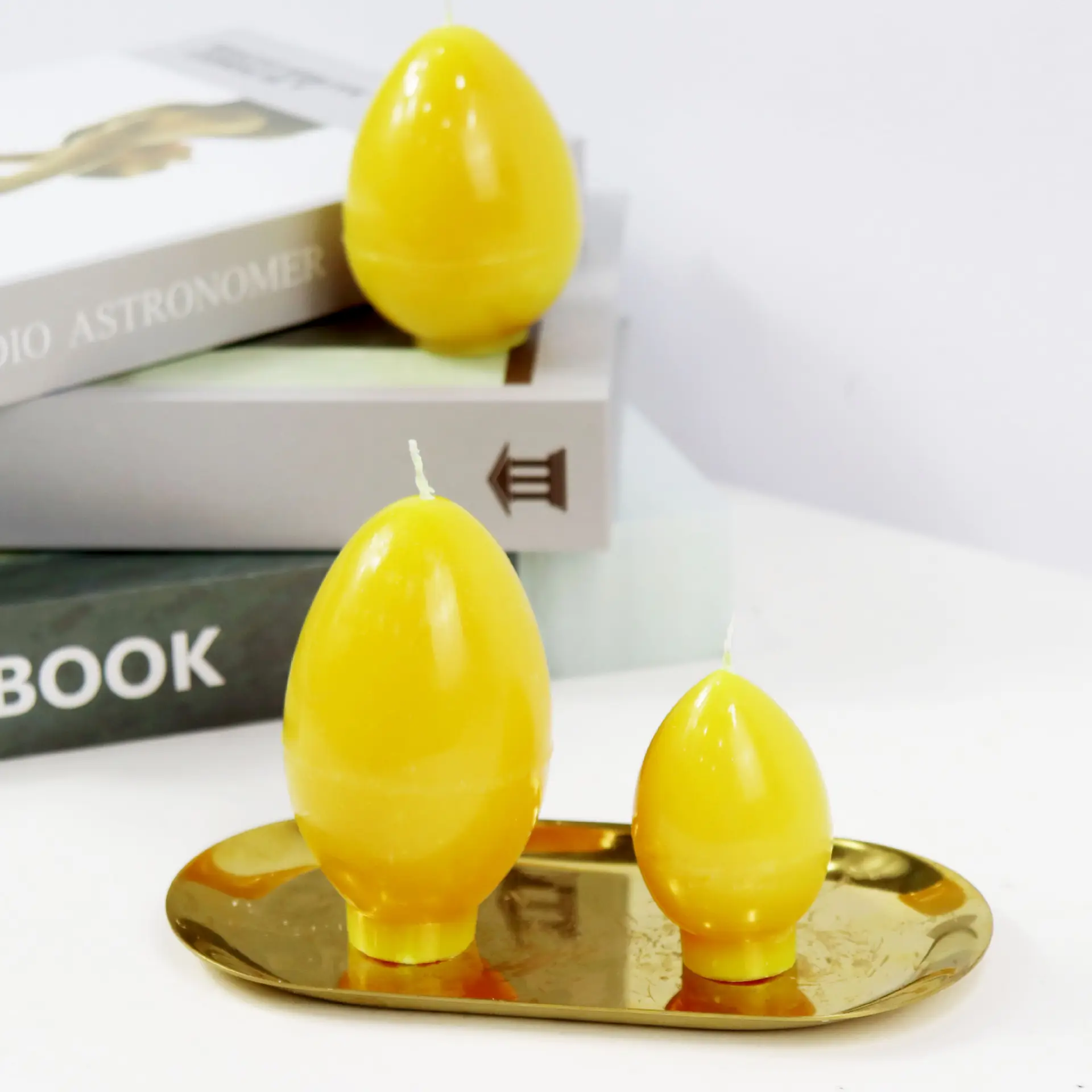 قالب بلاستيكي متعدد الحجم للشمع العطري لعلاج الروائح الطيبة على شكل بيضة على شكل بطة أو أوزة على شكل بيضة مقياس محاكي