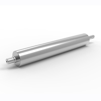 Rouleau de Convoyeur 300mm Personnalisé en Acier Inoxydable, Rouleau de Gravité avec Double Pignon