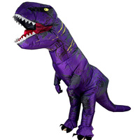 Costume gonflable de dinosaure pour adulte, accessoire de déguisement amusant, Tyrannosaurus Rex, extraterrestre, baleine, licorne, flamant rose, ours polaire, grenouille, lapin