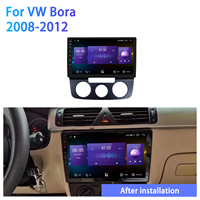 MeiHua Autoradio Android pour VW Jetta/Sagitar/Golf 5/Bora Android13 4 + 32GB Navigation Multimédia Tablette 10 "GPS Stéréo