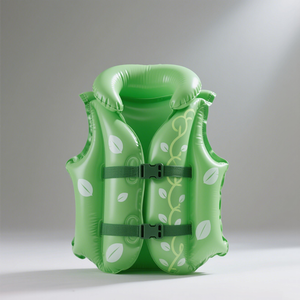 कस्टम सुरक्षा pvc inflatable बच्चे तैर रहे हैं बकल बच्चे के प्लास्टिक inflatable तैराकी बनियान के साथ जीवन जैकेट - Product Image 3