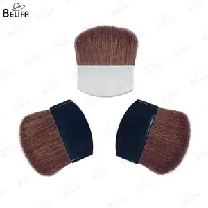 <span class=keywords><strong>Pinceau</strong></span> à <span class=keywords><strong>poudre</strong></span> cosmétique portable en poils de chèvre en fibres multifonctions avec logo personnalisable <span class=keywords><strong>pinceau</strong></span> à <span class=keywords><strong>poudre</strong></span> compact unique de petite taille - Product Image 6