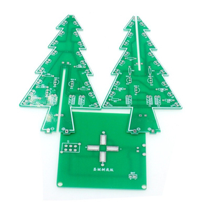 Árbol de Navidad 3D con Luces LED de Colores, Árbol Intermitente, Kit de Ensamblaje de Regalo de Navidad DIY - Product Image 5