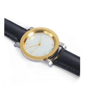 24k rôles montre en or à quartz liste de luxe montre marque blanc blanc cadran hommes montre