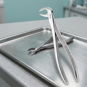 Fórceps de extracción Dental de acero inoxidable de alta calidad para molares inferiores Instrumento quirúrgico Manual - Product Image 2