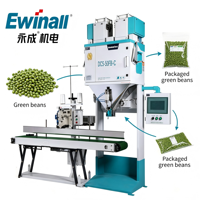 Machine de remplissage et d'emballage de graines et de haricots 5-50 kg, semi-automatique, compacte, haute productivité pour entreprise agricole et entreprise de semences DCS-50FB-C, pour riz et céréales