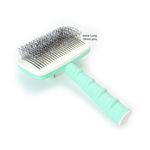 Spazzola autopulente Baoli Long Pins <span class=keywords><strong>con</strong></span> punti per la pulizia profonda del pelo di cani e cuccioli, rimuove il pelo in eccesso - Product Image 6