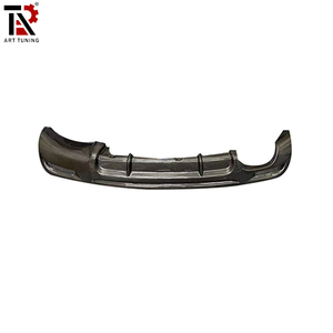Difusor Trasero de Fibra de Carbono para <span class=keywords><strong>BMW</strong></span> Serie <span class=keywords><strong>1</strong></span> E82 128i <span class=keywords><strong>135i</strong></span> - Compatible con Escape Simple o Doble, Valance Trasero de Carbono Real - Product Image 3