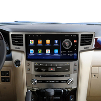 Écran Foforfor de 12,5 pouces pour LEXUS LX570 2008-2015, système Android, 4G WiFi, DSP OEM, GPS, Apple CarPlay sans fil, lecteur DVD de voiture