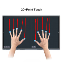 Tableau numérique interactif 65 pouces avec écran tactile pour salle de classe