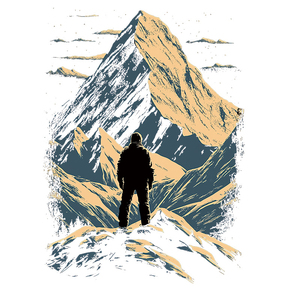 Autocollants DTF thermocollants personnalisables, motifs touristiques de montagne enneigée, haute résolution, lavables - Product Image 6