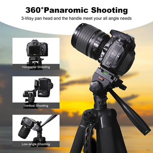 <span class=keywords><strong>Trépied</strong></span> professionnel pliable en fer Zomei <span class=keywords><strong>pour</strong></span> appareil photo reflex numérique, téléphone portable et <span class=keywords><strong>tablette</strong></span>, capacité de charge de 3 kg - Product Image 3