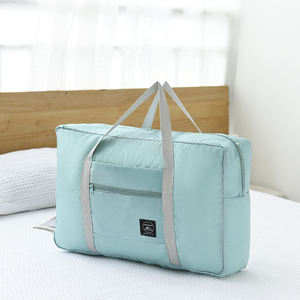 Elegante Unisex Conveniente Ripstop Poliéster Edredón y bolsa de almacenamiento de ropa Cremallera barata Logotipo personalizado Bolsa de viaje plegable - Product Image 4