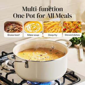 Utensilios de Cocina Profesionales de Aluminio de Alta Calidad con Tapa, Diseño Moderno para Cocina y Restaurante - Product Image 5