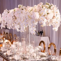 100CM Rectangulaire Pont Type Tall clair Centres De Table Grand Floral Centre De Table Stand De Mariage