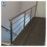 Optima Garde-corps rond personnalisable en métal résistant aux intempéries pour les zones commerciales et résidentielles Garde-corps