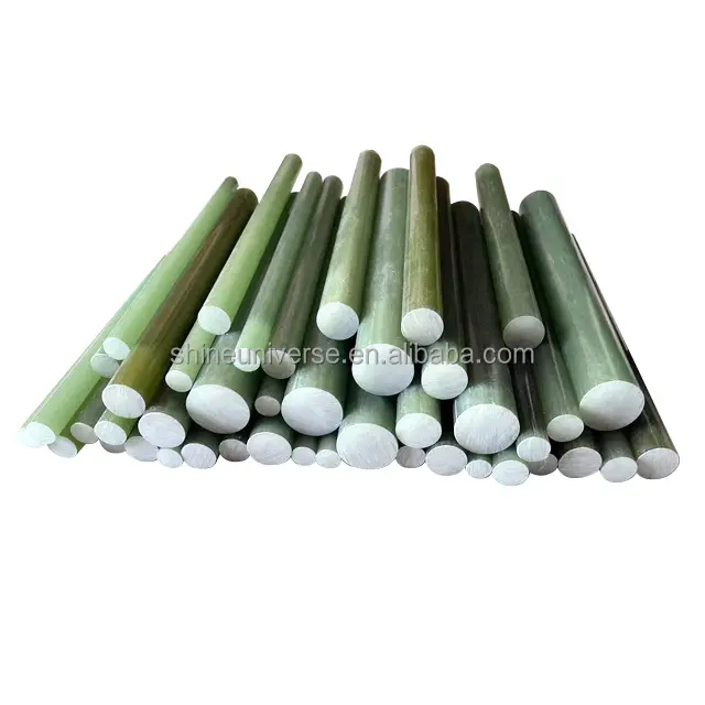 SU High Strength Resin Reinforced Epoxy Flexible Fiber Glass Solid Rods Fiber Glass Insulating Rods