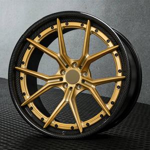 Jantes forgées en alliage d'aluminium sur mesure 2 pièces 17 18 19 20 21 pouces 5x100 5x108 5x112 5x114.3 5x115 5x120 5x127 Vantage Valkyrie <span class=keywords><strong>DBS</strong></span> - Product Image 6