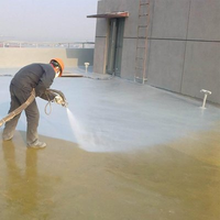 Revêtement imperméable en polyurée pure à deux composants, séchage rapide, haute élasticité, anti-corrosion, écologique, 100 % de matières sèches pour