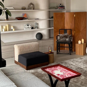 Canapé simple en bois massif, <span class=keywords><strong>fauteuil</strong></span> de loisirs minimaliste design, <span class=keywords><strong>fauteuil</strong></span> en tissu bicolore pour salon et balcon - Product Image 2