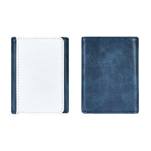 Portefeuilles vierges en cuir PU pour sublimation, imprimables sur une face, avec fente pour cartes, cadeau commémoratif pour hommes, vente en gros - Product Image 1