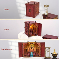 Nouveau Kit Book Nook 2026 – Modèle DIY à assembler soi-même – Armoire Magique Mystérieuse ZP05 – Puzzle 3D en bois, idéal comme ornement de bibliothèque et de bureau