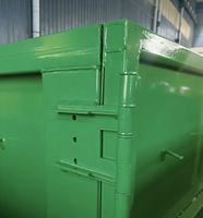 Conteneur à benne basculante robuste pour déchets industriels