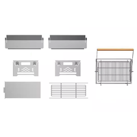 Barbecue sur mesure en gros 360 ° Barbecue rotatif au charbon de bois en acier inoxydable pour pique-niques et camping - Conception rotative et pivotante