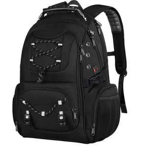 Mochila de negocios de moda personalizada, bolsa de ordenador Usb portátil antirrobo para exteriores de gran capacidad, hecha principalmente para uso escolar Oxford Pu - Product Image 1