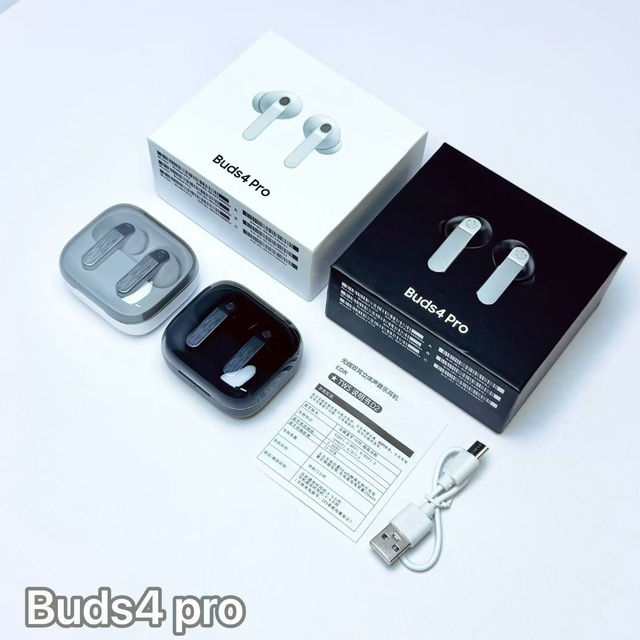 Buds4 Pro Wireless Earbuds TWS Noise Cancelling Headphones HiFi Sound Long Battery Life for Sports Gaming Earbuds R540/R640