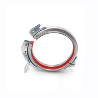 Accessoires de ventilation, collier de serrage rapide en acier galvanisé, pince de fixation rapide pour conduit