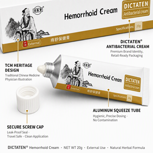 Crema <span class=keywords><strong>para</strong></span> <span class=keywords><strong>Hemorroides</strong></span> 20g |   Ungüento Antibacteriano Herbal <span class=keywords><strong>Natural</strong></span> <span class=keywords><strong>para</strong></span> Uso Externo Corporal, Venta al por Mayor en Guizhou, Alivio del Dolor y la Hinchazón - Product Image 4