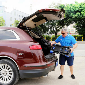 Carretilla de Mano Plegable Multifuncional Gliway, Carro de Transporte Portátil Resistente para Almacén, Entrega, Camping - Product Image 5