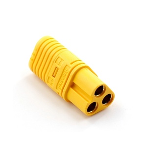 Connecteur d'alimentation moteur ESC Amass MT60 3 broches mâle/femelle de haute qualité, DC 500V 35A, laiton plaqué or pour modèle RC - Product Image 3