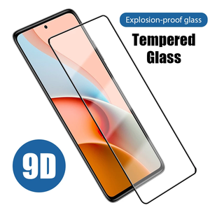 Funda de vidrio templado 9D para <span class=keywords><strong>Redmi10</strong></span> 5G Power 10C 10A Note11 11S 11T Pro 9H 2.5D, película protectora antigolpes de pantalla - Product Image 1