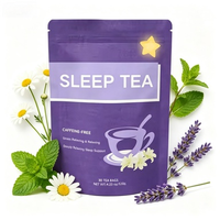 Tisane de Soutien au Sommeil aux Herbes : Graine de Jujube, Bulbe de Lys, Poria Cocos – Mélange Naturel Sans Caféine pour la Relaxation – Vrac, Étiquette Personnalisée