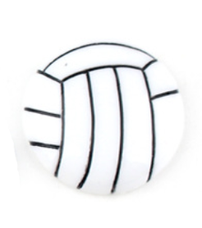 Resina medio lado de baloncesto fútbol voleibol tenis béisbol Diy resina teléfono caso accesorios para decoración - Product Image 6