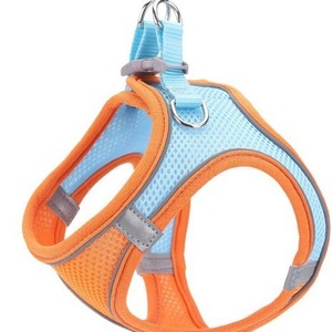<span class=keywords><strong>Harnais</strong></span> et laisse réfléchissants réglables en daim pour animaux de compagnie – Ensemble coloré et doux pour chiens et chats – Vente en gros - Product Image 5