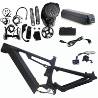 Paket Rangka Sepeda Listrik EMTB Serat Karbon Dengfu E22 Bafang M630 1500W 48V 52V