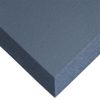 Feuille d'isolation en caoutchouc plastique écologique ignifuge de fabrication chinoise, noire, pour isolation de toiture d'entrepôt