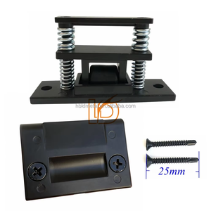 Bán Buôn Thiết Kế Hiện Đại Pháp Cửa Bóng Bắt Nặng Nhiệm Vụ Im Lặng Con Lăn Cửa Dừng Đen Kẽm Hợp Kim Có Thể Điều Chỉnh Bắt - Product Image 5