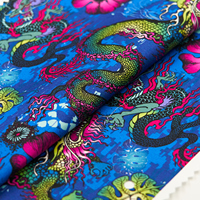 Tissu en satin de coton biologique, motifs d'animaux tigrés doux, designs personnalisés, impression numérique tissée pour robes et chemises pour hommes