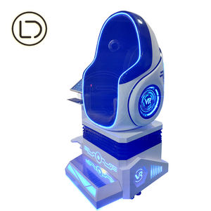LeaderDream Factory suministro Parque de Atracciones paseos simulador de realidad Virtual 9d huevo VR cine 2 asientos Vr máquina de juego - Product Image 3