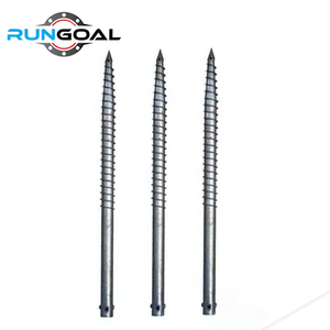 RUNGOAL - Anclaje <span class=keywords><strong>de</strong></span> poste <span class=keywords><strong>de</strong></span> tornillo <span class=keywords><strong>para</strong></span> suelo exterior <span class=keywords><strong>de</strong></span> calidad profesional <span class=keywords><strong>para</strong></span> sistemas <span class=keywords><strong>de</strong></span> energía solar - Product Image 2