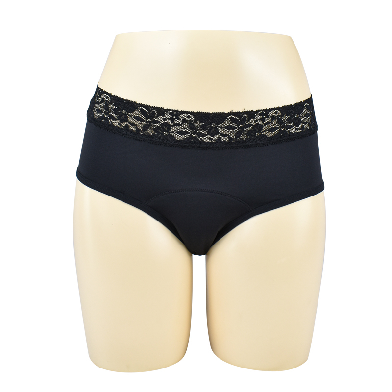 Women Mid Waist Menstrual Pants Washable