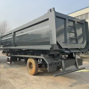 High Strength New 4 Axles U Shape Rear Dump Semi Trailer Truck For Sale